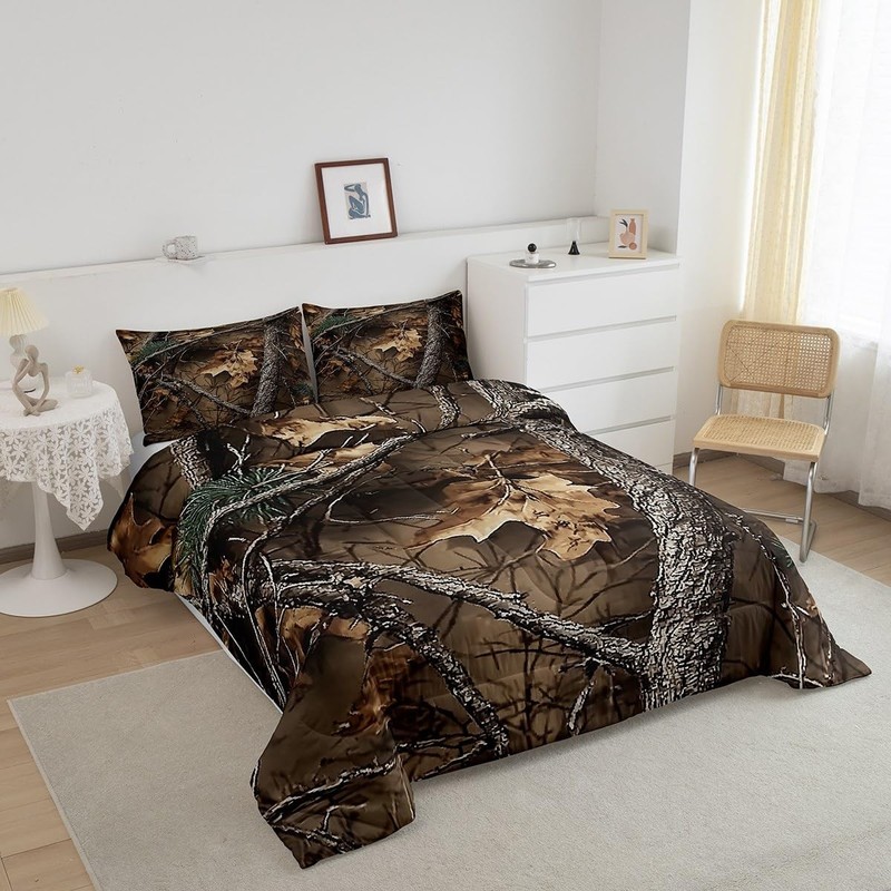 Erosebridal Camo Comforter Set Rustic Farmhouse Bedding 2 Pillowcases Full gallery