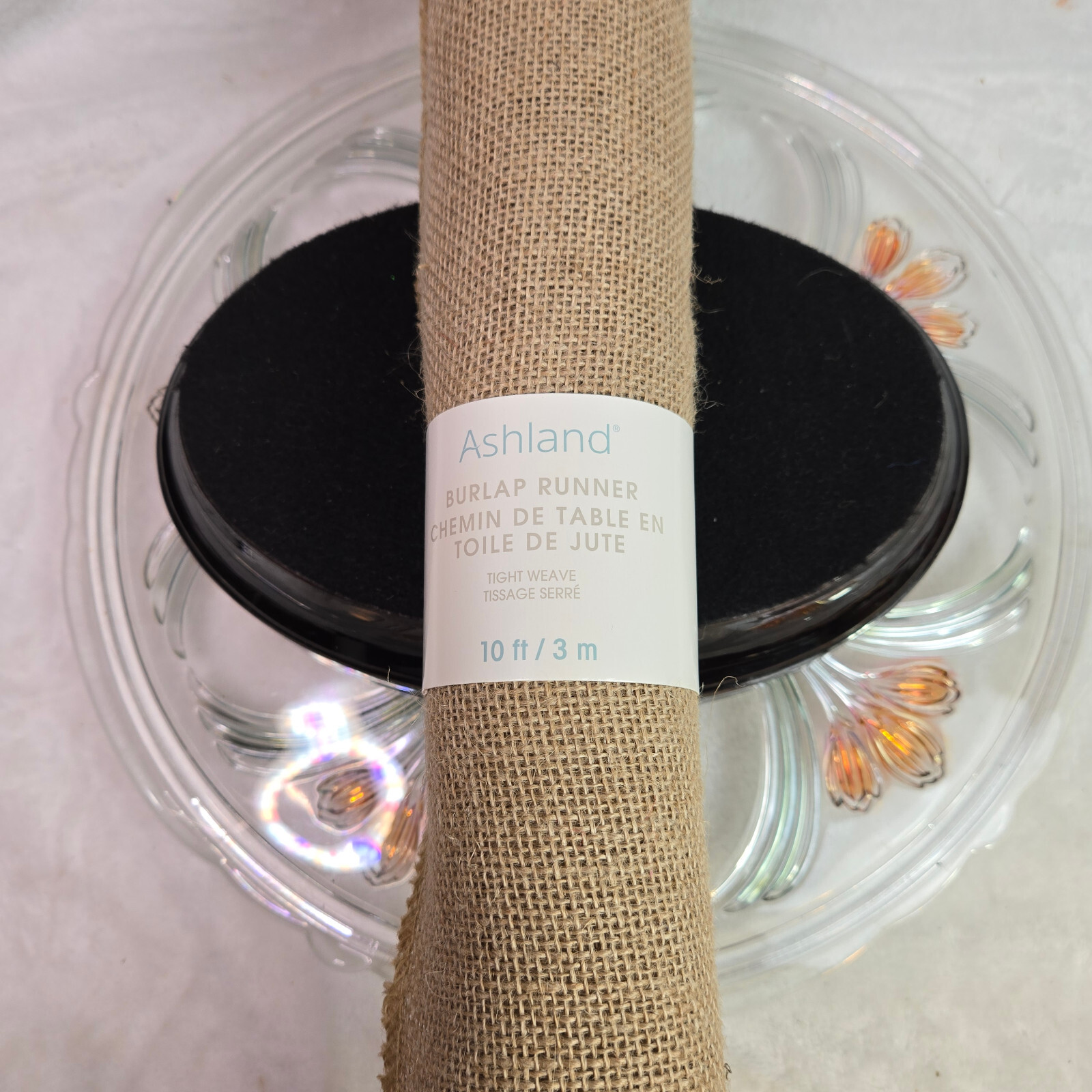 Ashland 10' Long Natural Burlap Table Runner Outdoor Tight Weave Jute Burlap gallery
