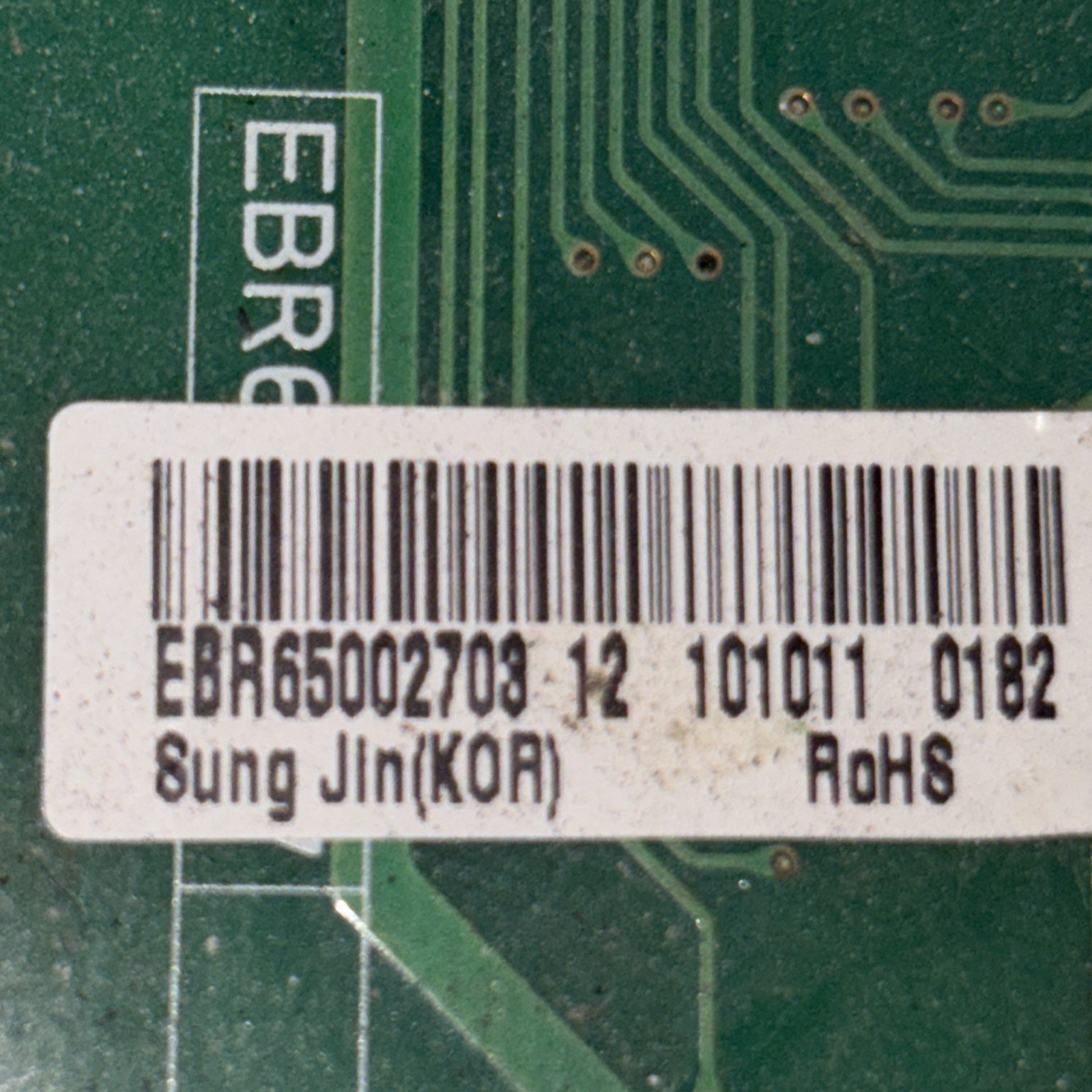 EBR65002703 LG Refrigerator Main Control Board Replacement gallery