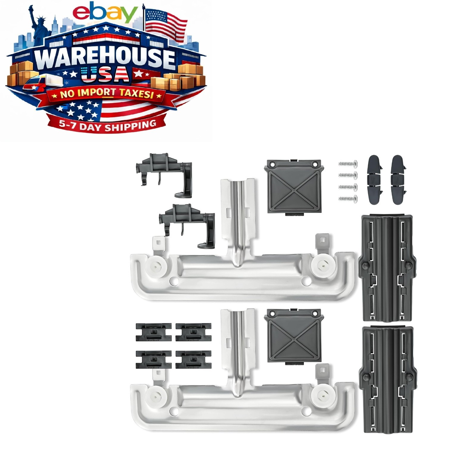 Whirlpool WDT970SAHZ0 Dishwasher Upper Top Dishrack Adjuster Kit gallery
