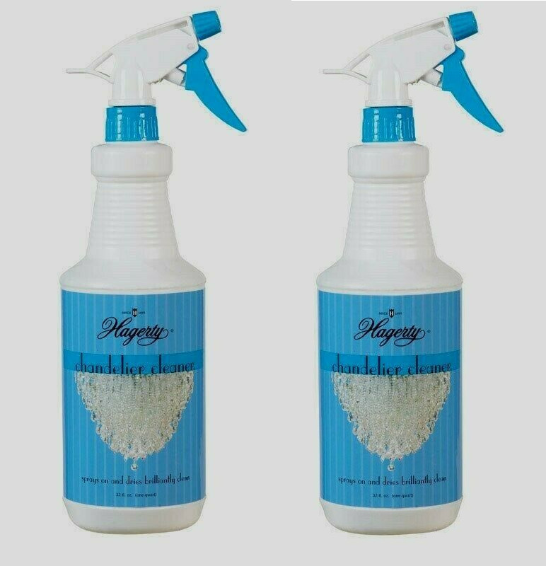 2 ~HAGERTY Chandelier Cleaner Spray No Wiping Crystal & Glass No Scent 32 oz NEW gallery