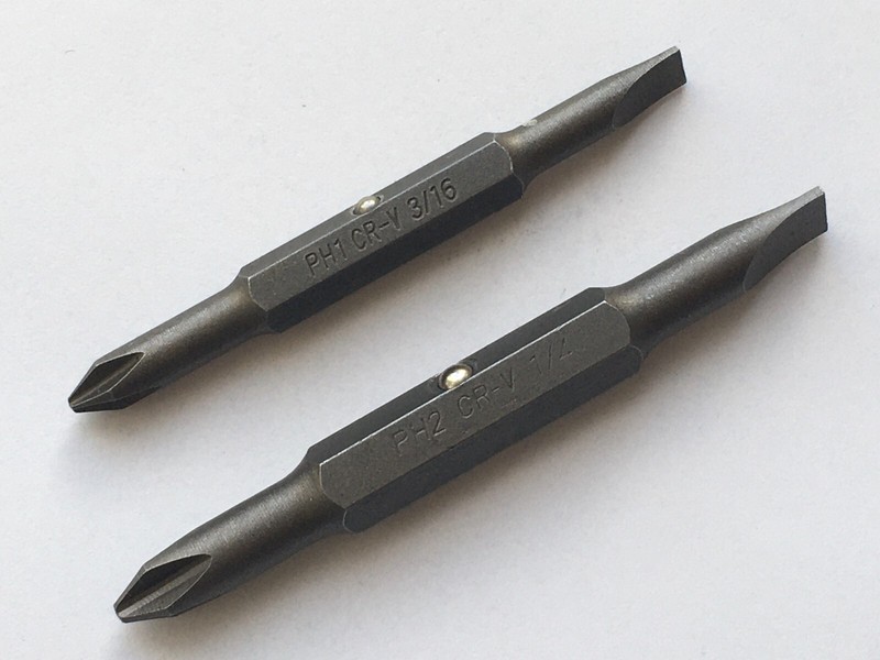 Double Ended Replacement Bits for 6 In 1 Screwdriver (Phillips & Slotted) gallery