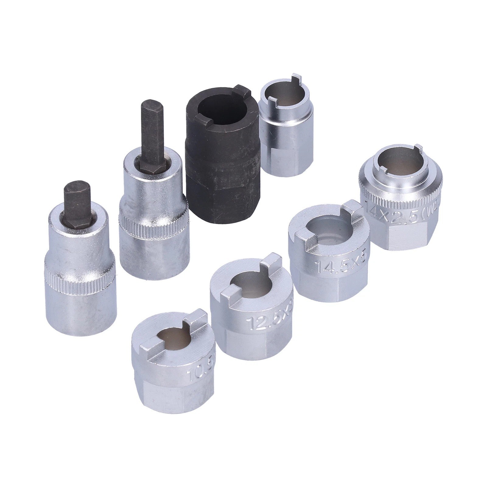 8pc Strut Nut Tool Set 10.5, 12.5, 14.5mm Damper Shaft Holding Audi VW Mercedes gallery