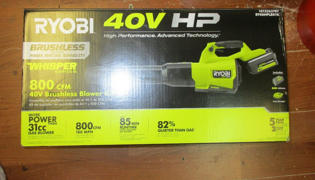 Ryobi 40V HP Brushless Blower Kit gallery