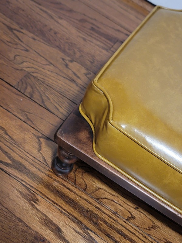 Ethan Allen Heirloom Maple Nutmeg Vintage STACKABLE Footstool Ottoman 🔥 gallery
