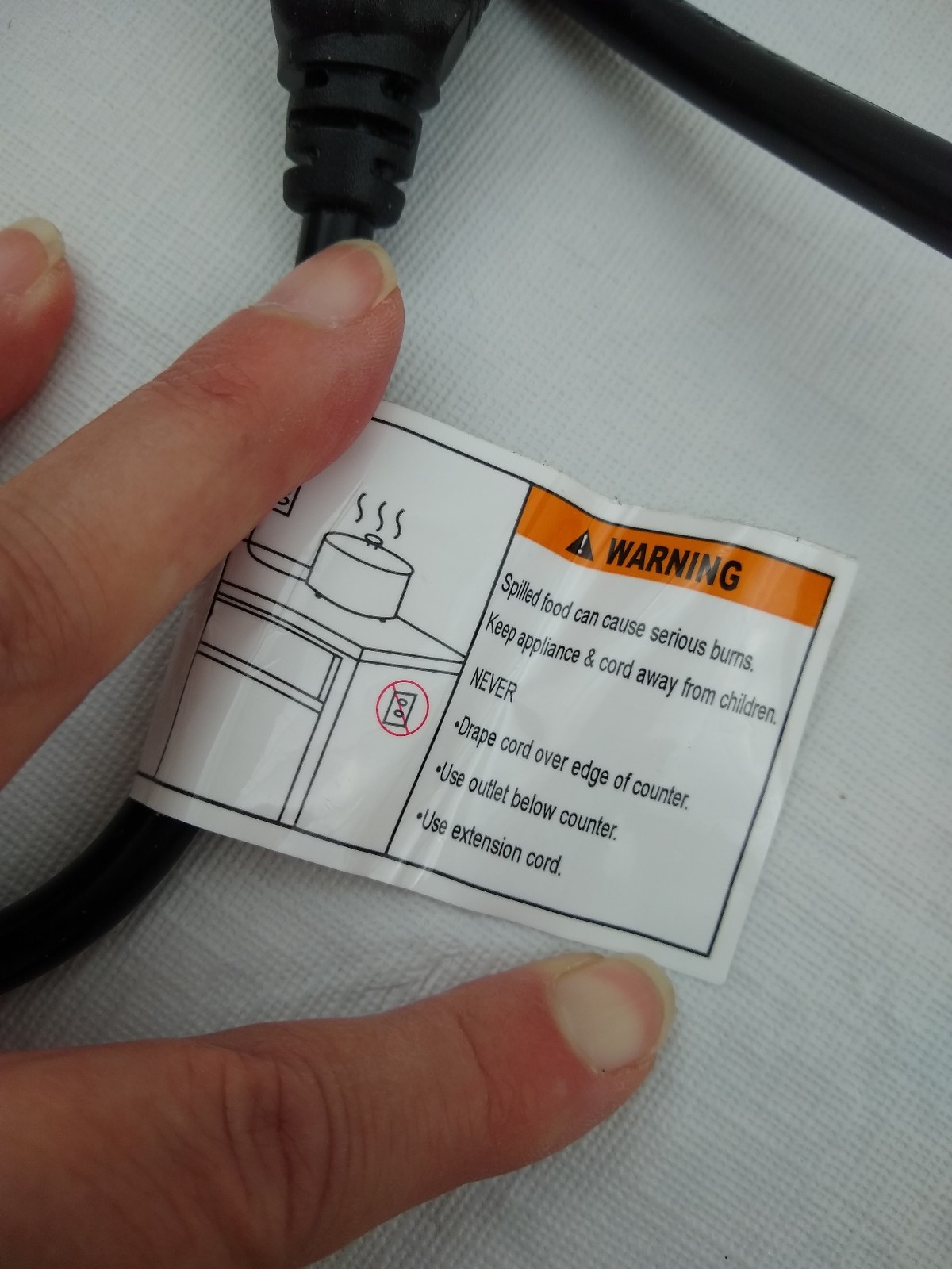 Instant Pot IP-DUO60 V3 6-Quart Pressure Cooker Replacement Power Cord WORKS OEM gallery