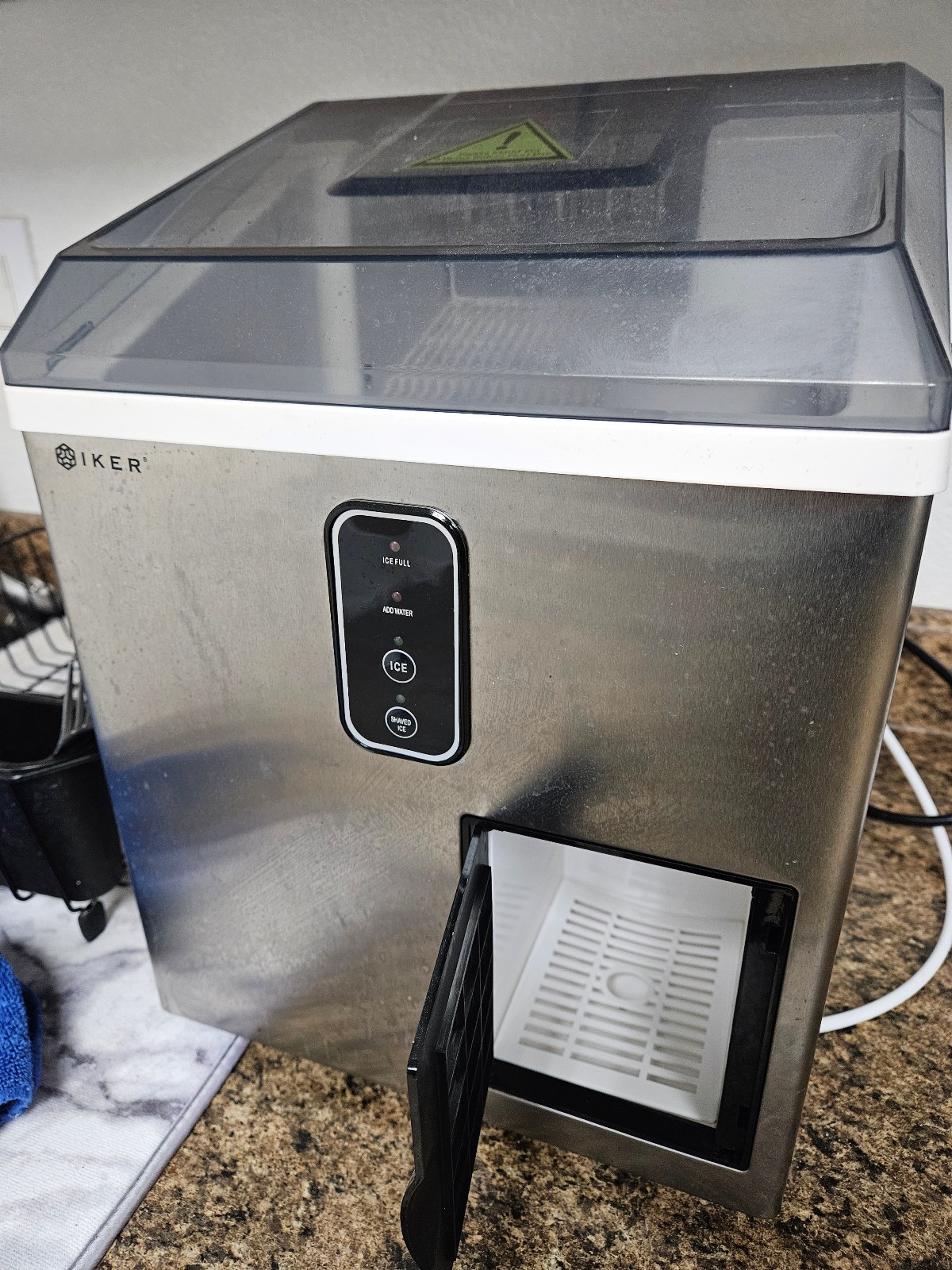 2-in-1 IKER Countertop Ice Maker & Shaver Machine 33lbs/24hrs gallery