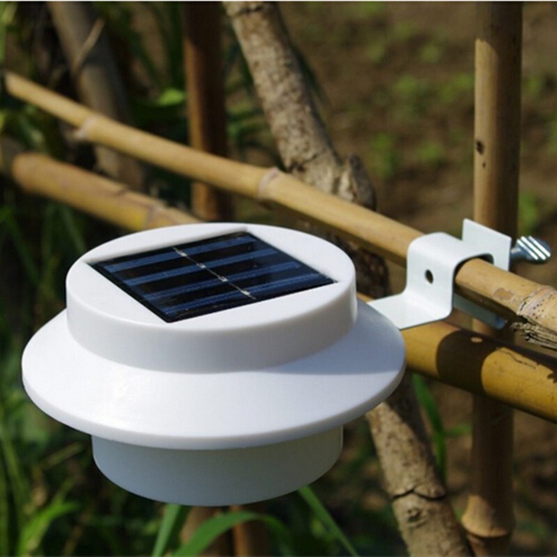 8 Pack Waterproof Solar Powered LED Outdoor Gutter Lights with Brackets gallery