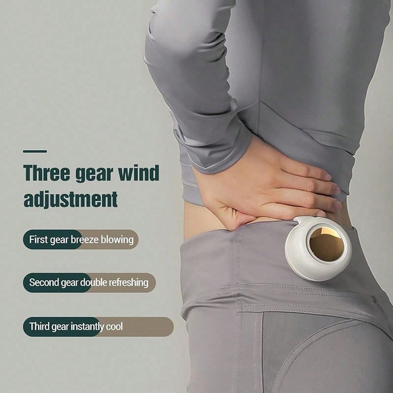 2025 New Mini Portable Silent Bladeless Fan Small Clip On Shirt Waist Adjustable gallery