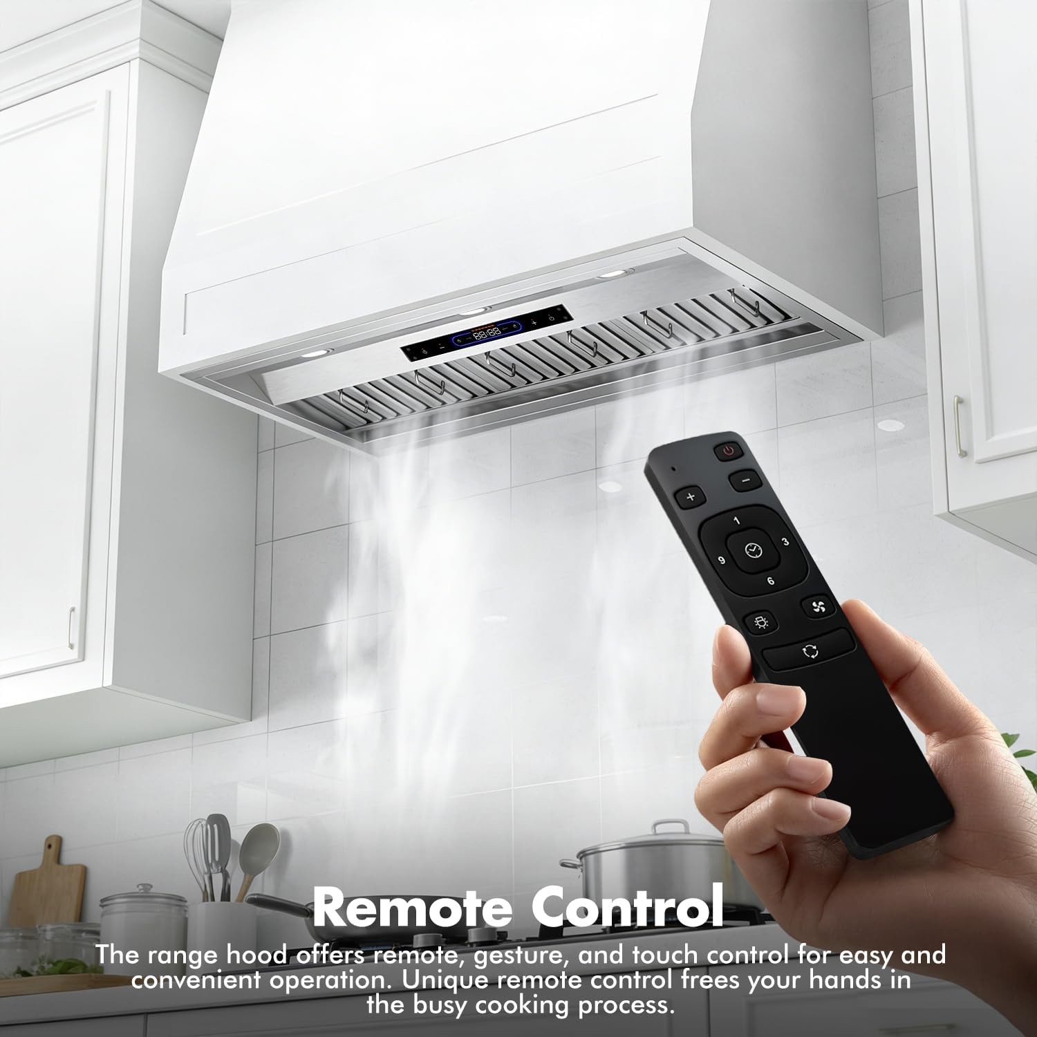 48-inch range Hood Built-in/Insert 48 inch Stainless Steel Kitchen Vent 1200 CFM gallery