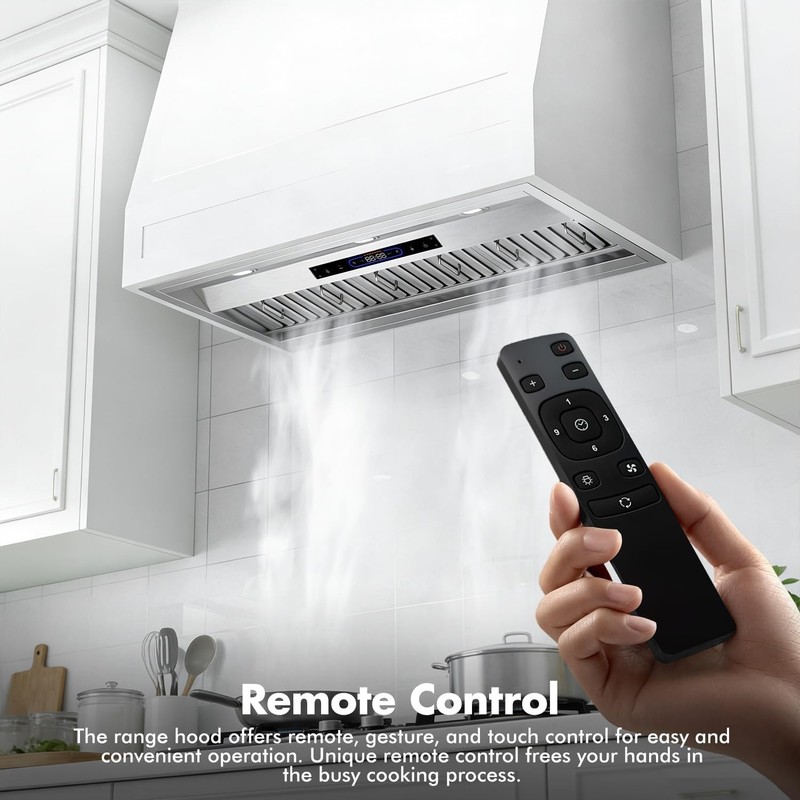 48-inch range Hood Built-in/Insert 48 inch Stainless Steel Kitchen Vent 1200 CFM gallery
