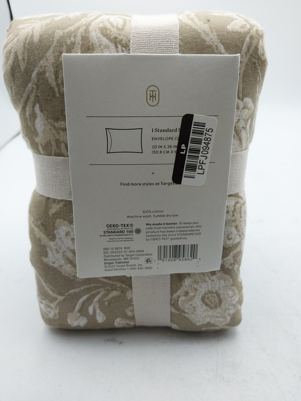 Threshold Standard Lofty Cotton Voile Floral Standard Sham gallery