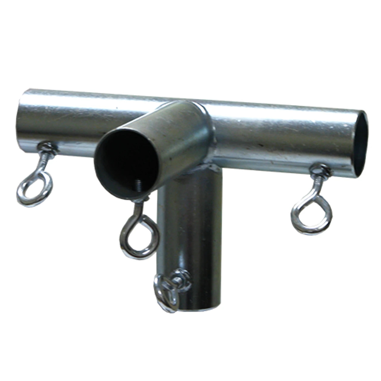Canopy Fitting-4 Way Flat Side Fitting, 16 Gauge Steel, Rust Proof Choose Size gallery