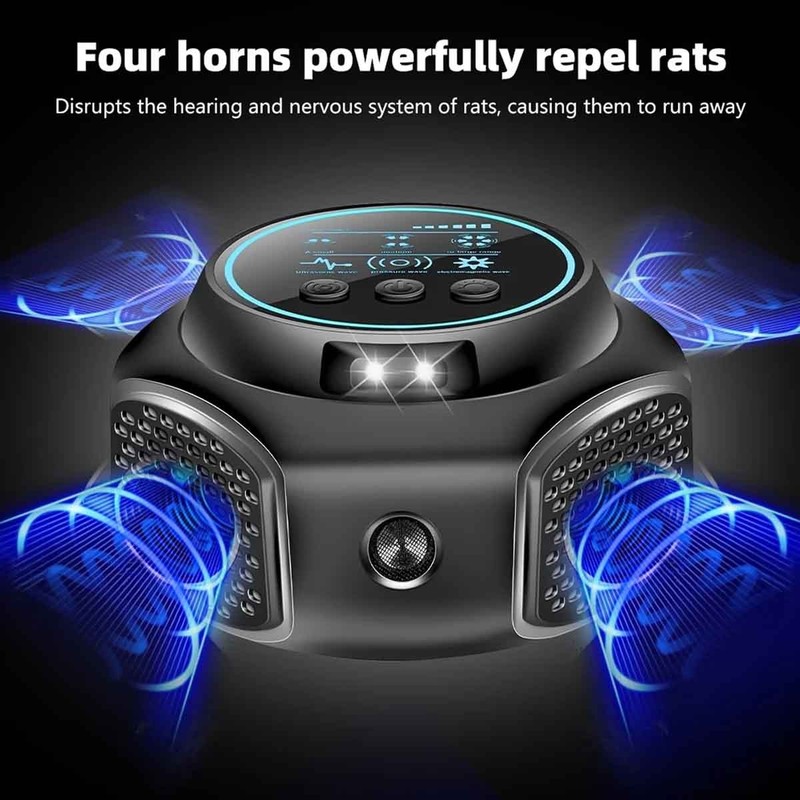 Pest Repeller Mouse Blocker Rat Deterrent 4-in-1 Ultrasonic Rodent Repellent gallery