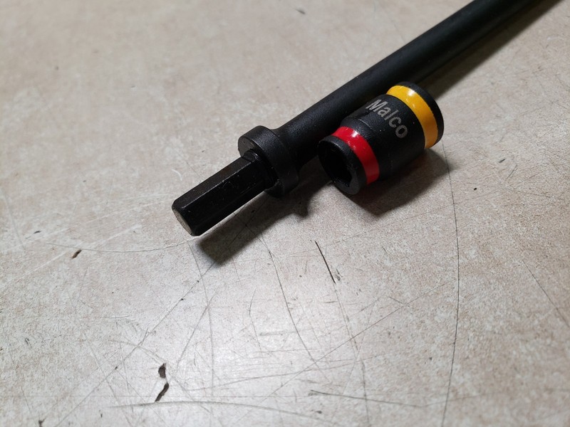 Malco MSHXLC C-Rhex Reversible Magnetic Hex Nut Driver 6 L x 1/4 and 5/16 in. gallery