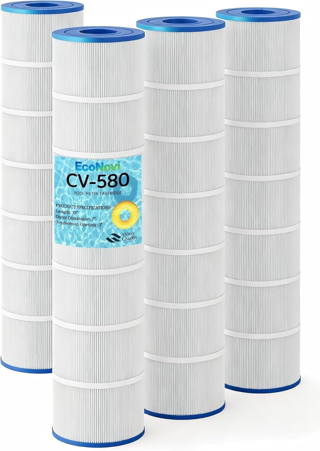 CV580 Filter 4-Pack, Jandy CL580/CV580, A0104100/R0357900/PJAN145, 580 Sq.Ft gallery