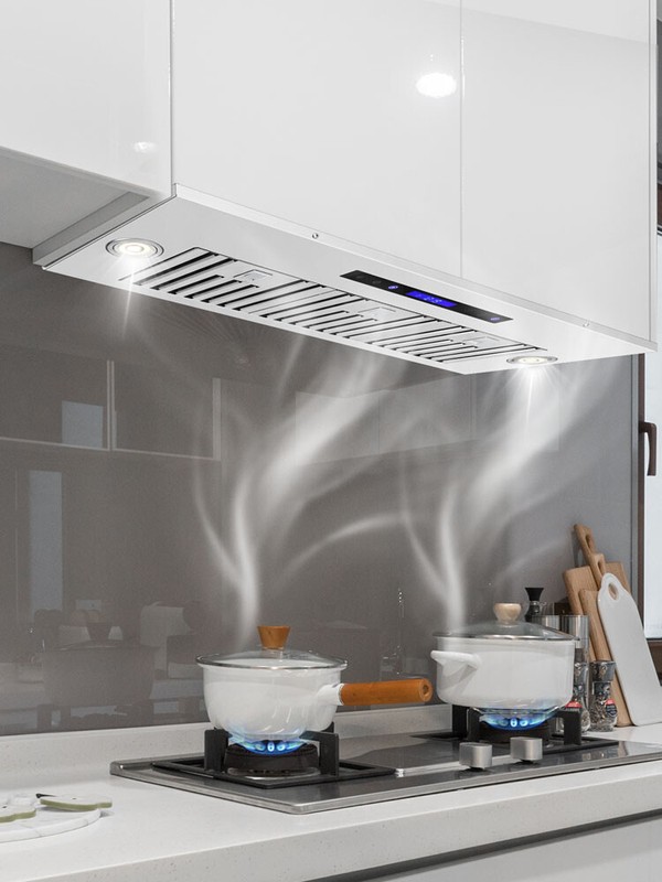 VEVOR 36" Built-In/Insert Range Hood 900CFM 4-Speed Exhaust Fan Kitchen Stove gallery