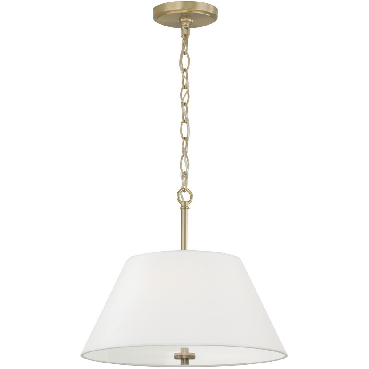 Capital Lighting Fixtures 353231MA OPEN BOX Parson Semi-Flush Mount Matte Brass gallery