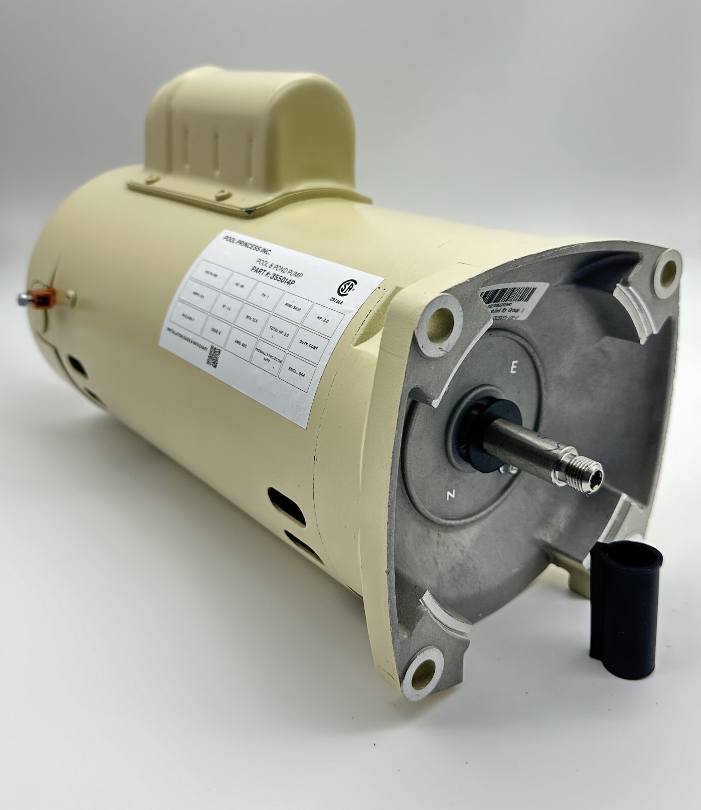 Pentair Whisperflo Almond 2 HP Pool Pump Motor US Motor/NIDEC ASB843A (hba220) gallery