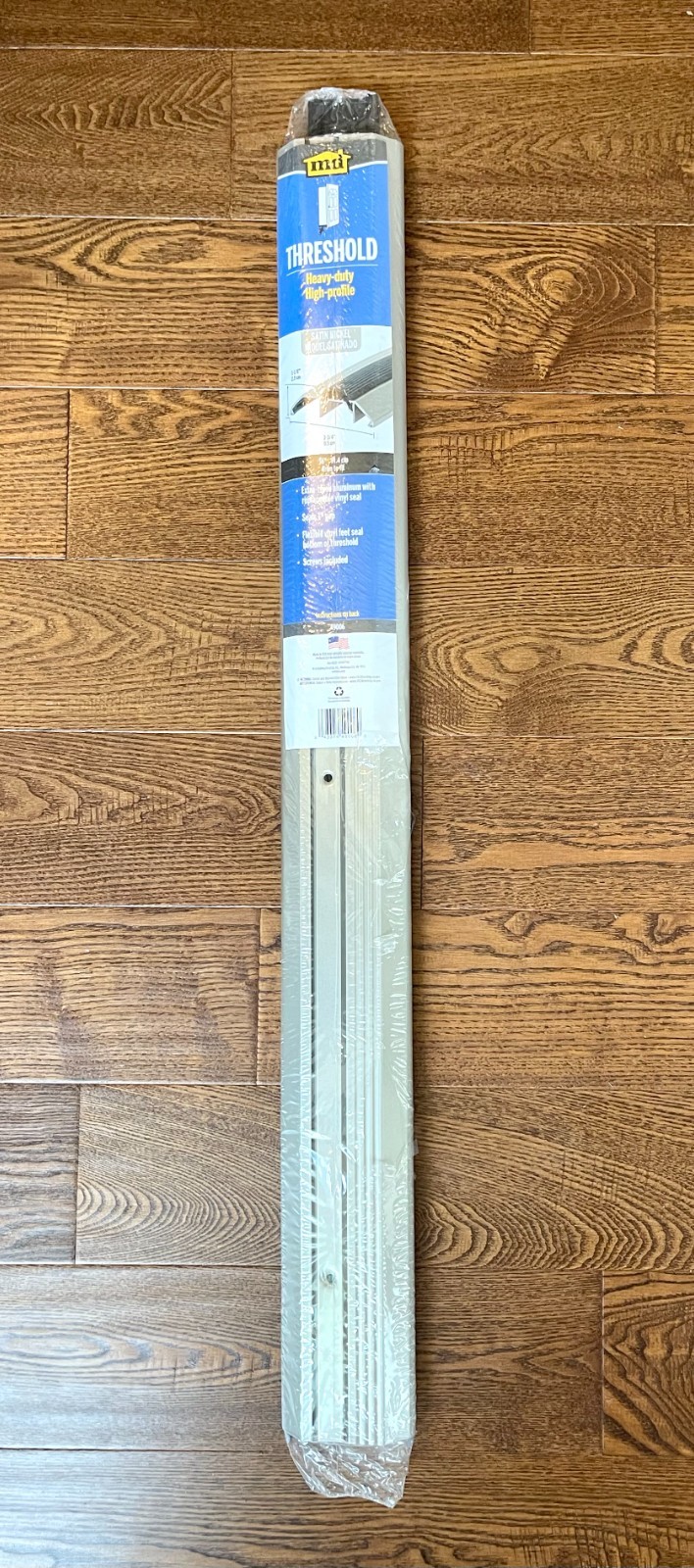 NEW M-D Threshold, Heavy-duty High-Profile Satin Nickel, 3-3/4x1-1/8x36" 49006 gallery