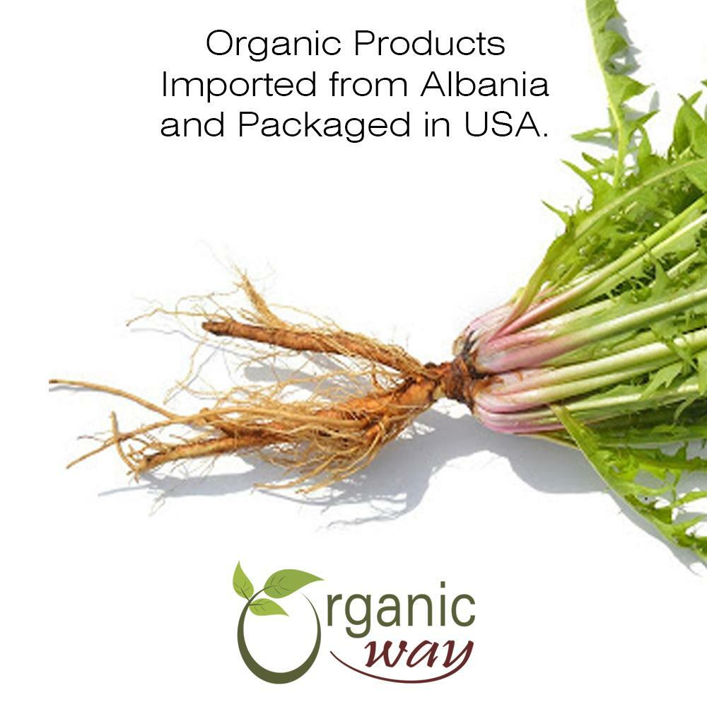 Organic Way Dandelion Root Cut & Sifted - Herbal Tea | Kosher & USDA Certified gallery