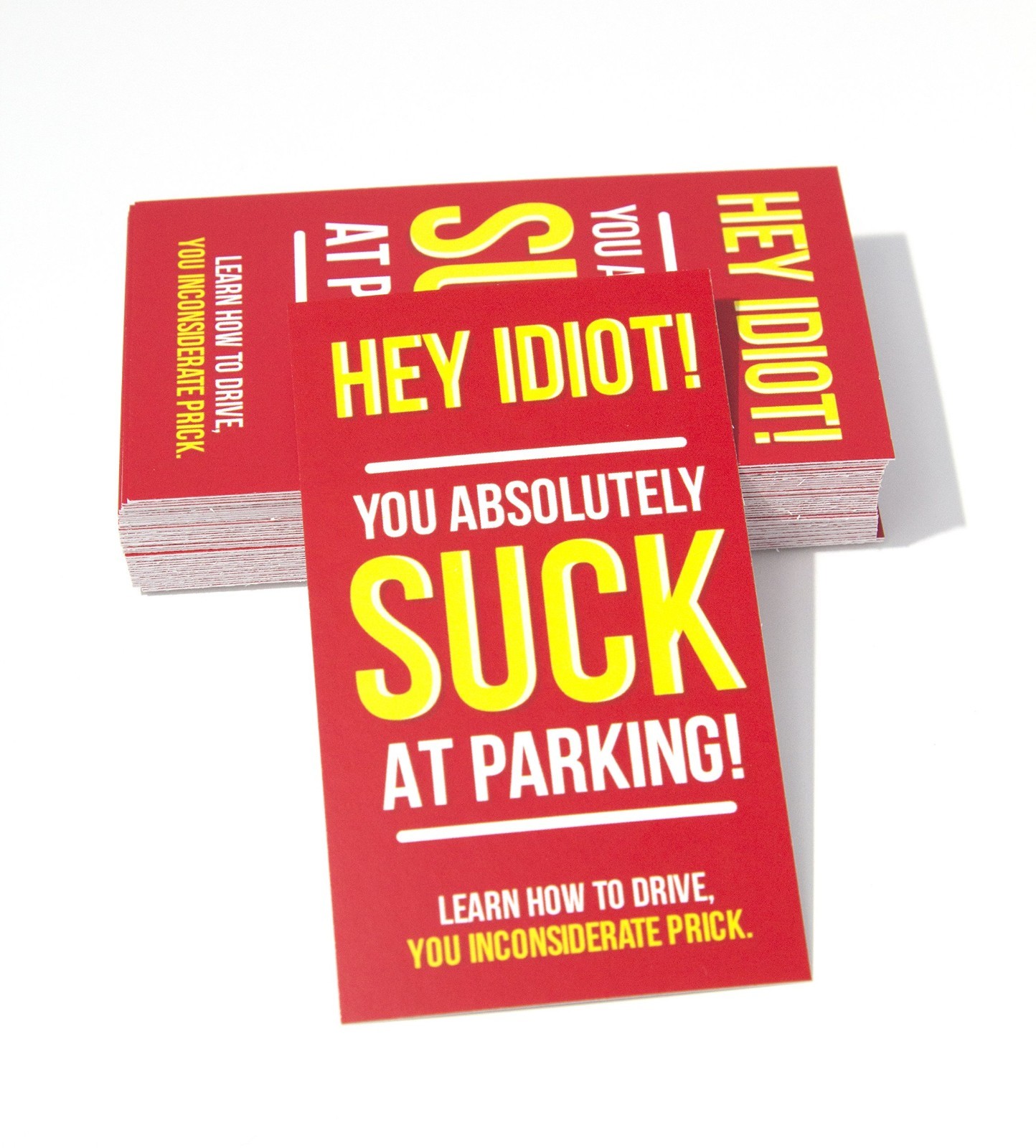 50 Colorful Prank Parking Cards - Funny Jokes for Hilarious Gags & Gifts gallery