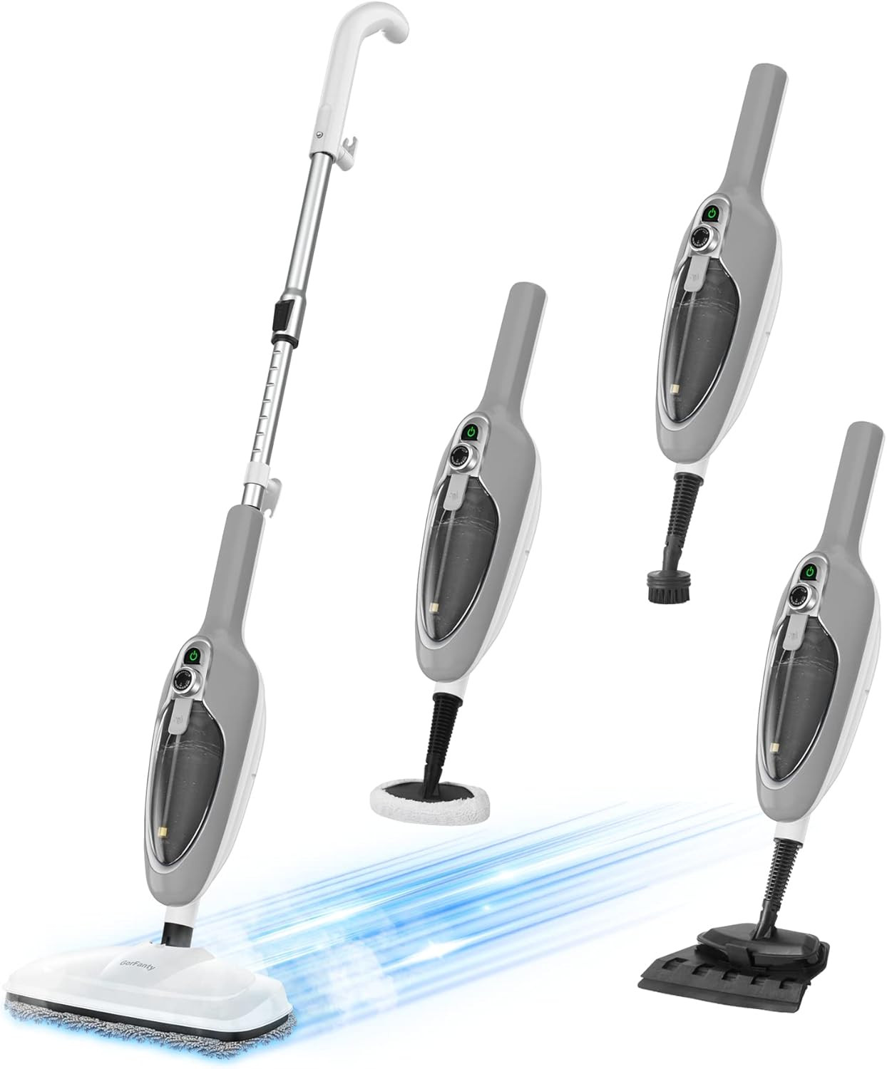 10-in-1 Steam Mop & Handheld Cleaner for All Floors with 11 Accessories gallery