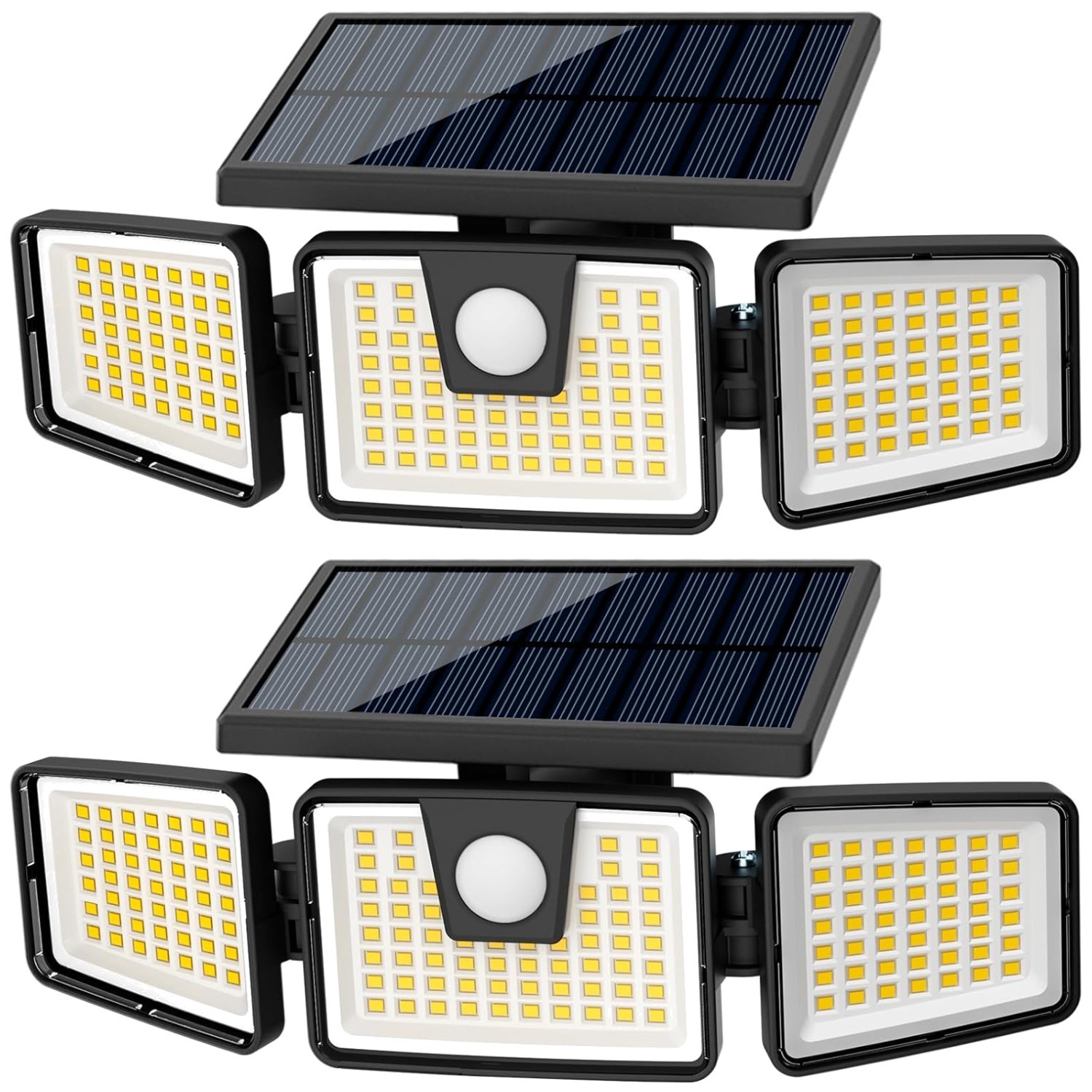 High Brightness Solar LED Security Lights - Waterproof Motion Sensor, 800 Lumens gallery
