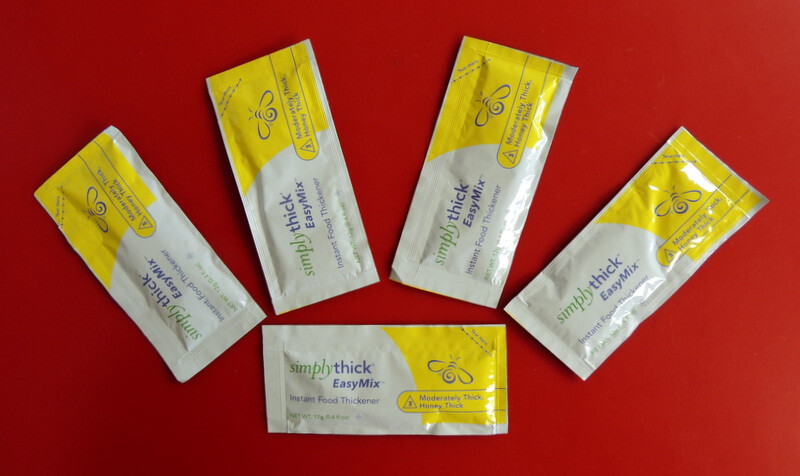5 Count - SimplyThick EasyMix 12g / packet Food Thickener - #3 HONEY gallery