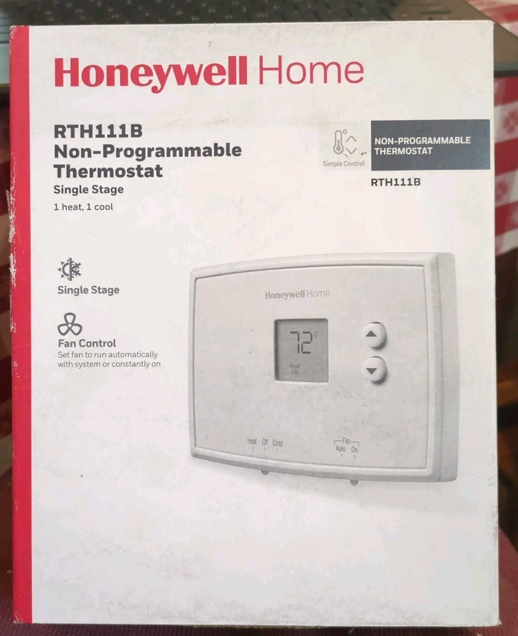 Honeywell Home RTH111B Digital Non-Programmable Thermostat 1 Heat 1 Cool gallery