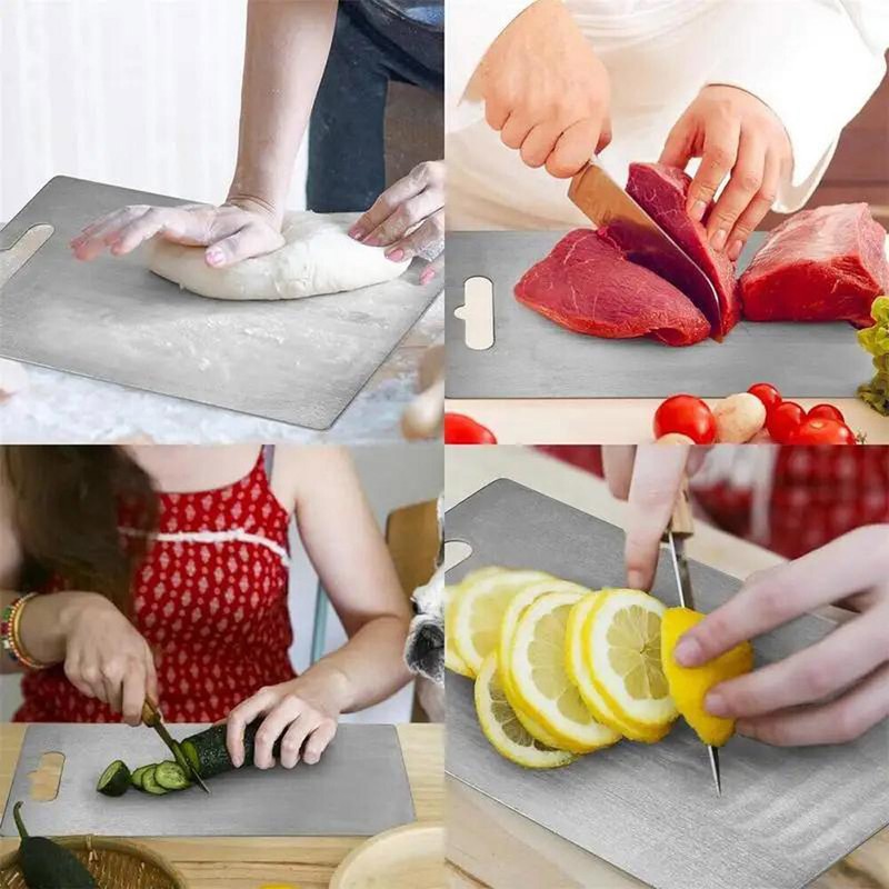 Titanium Coating Cutting Board Double-Sided Kitchen Tool Camping Size S / M / L gallery
