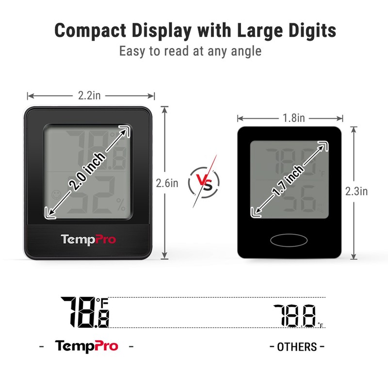 Mini ThermoPro LCD Digital Indoor Hygrometer Thermometer Humidity Monitor Meter gallery