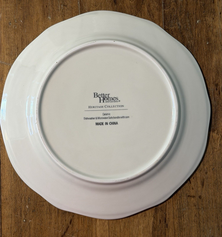 Better Homes & Gardens Tree & Bunny Salad Plates Heritage Winter Forest Set of 2 gallery