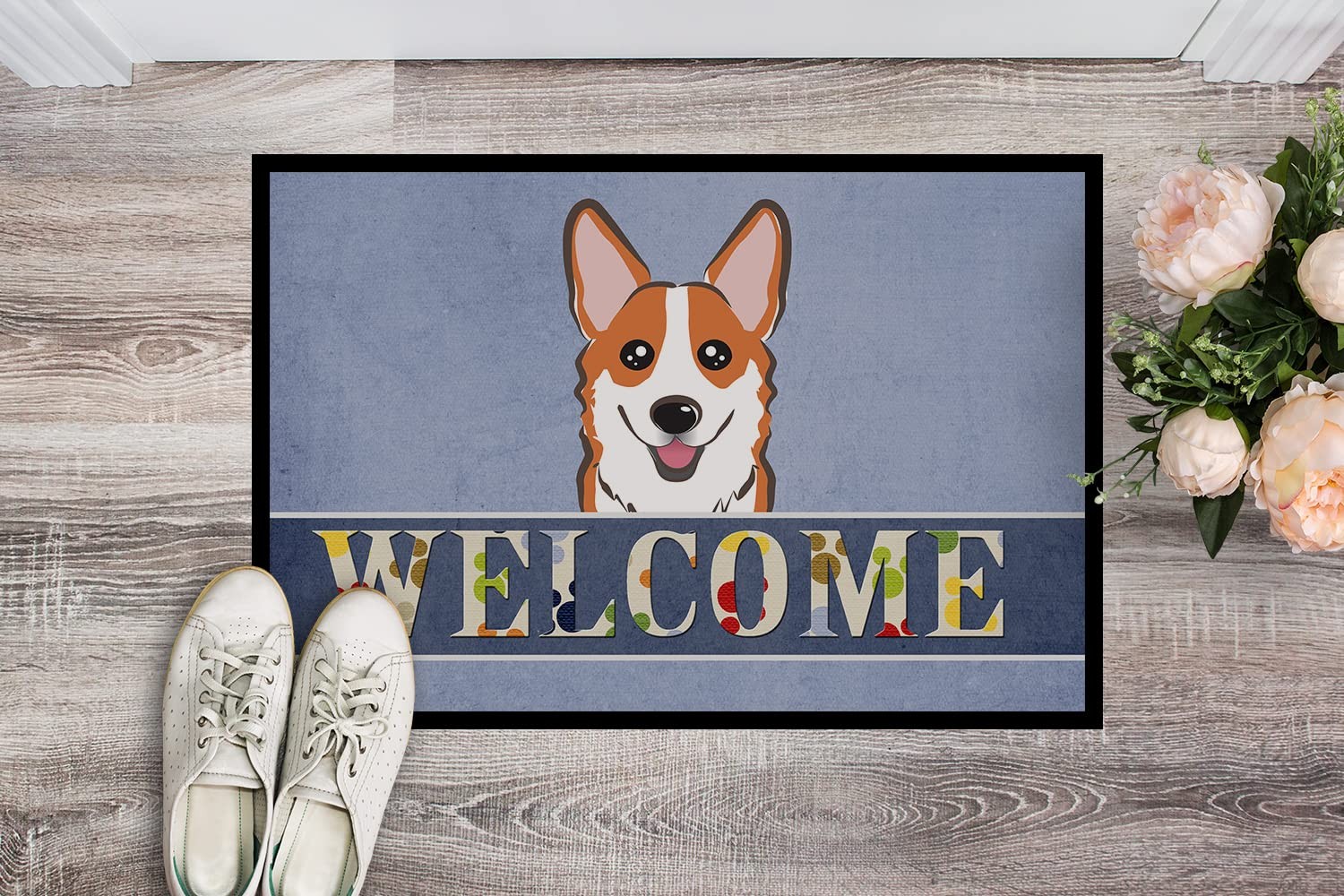 Caroline's Treasures 1'null" x 0" (Rectangular), Corgi - Red Welcome gallery