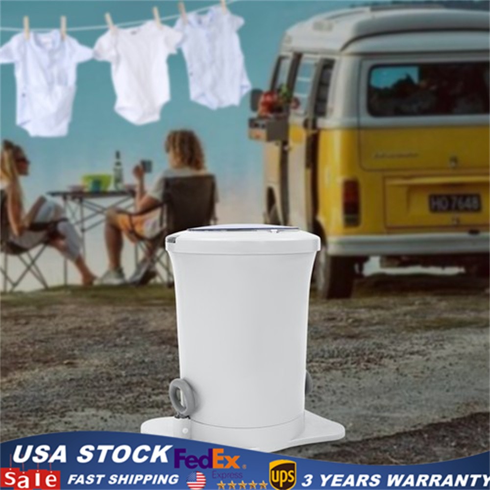 Mini Dryer Portable Compact Clothes Spin Dryer Manual Home Laundry Dryer NEW