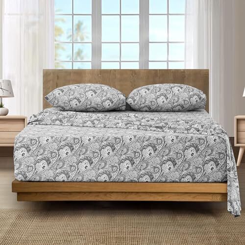 LDC Queen Sheet Set 6-Pc Cooling Bed Set Breathable Hotel Sheets Microfiber S... gallery