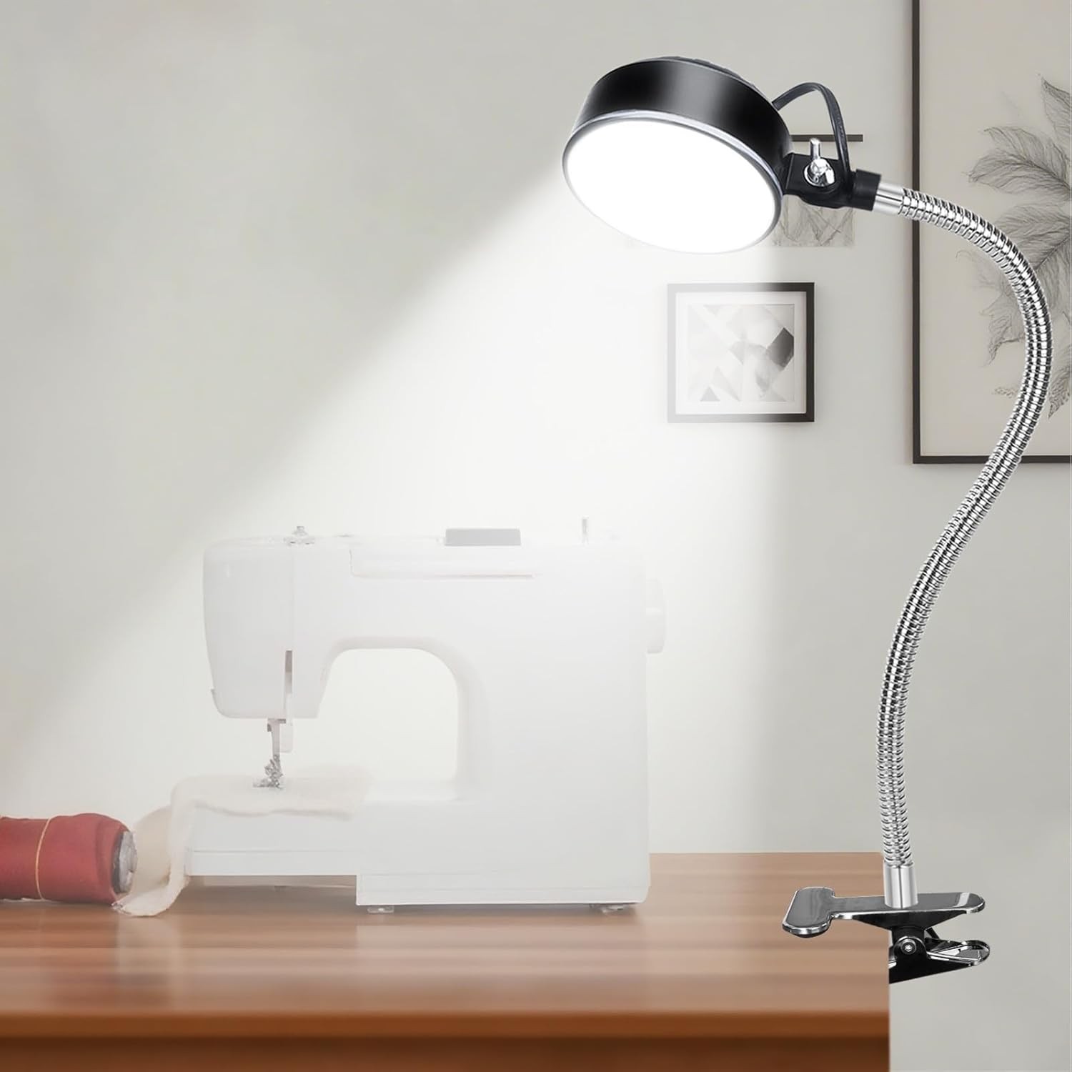 Flexible Clip LED Work Light Clamp Handheld Portable Strong Clip LED Workbench gallery