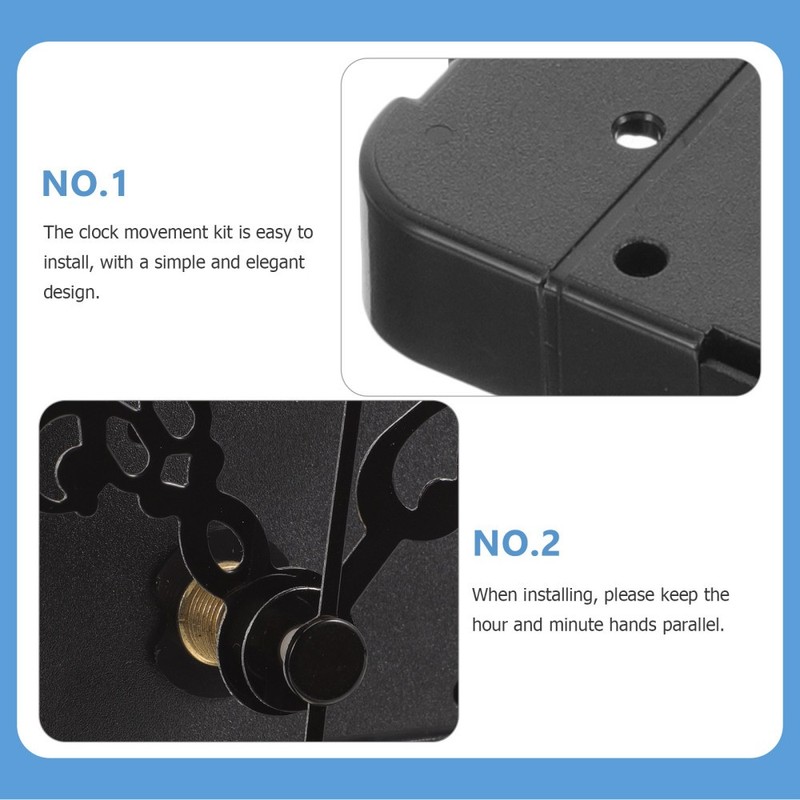 Backwards Clock Replacement Parts Reverse Mechanism Long Shaft Wall Movement gallery