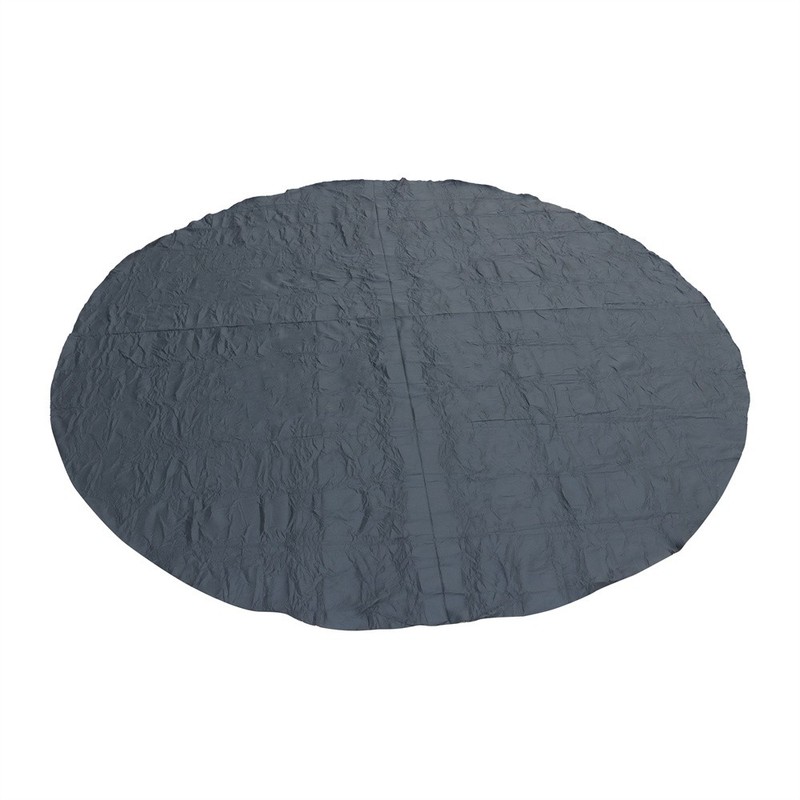 Round Black Thicker Pool Liner Pad For Ground Swimming Pools Extends Liner Life gallery