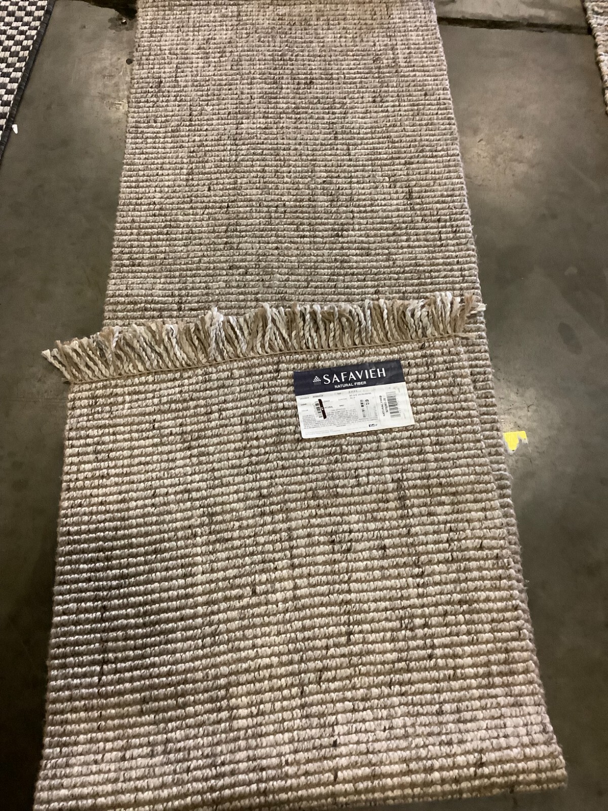SILVER / NATURAL 2'-3" x 8'-0" Flaw in Rug, Reduced Price 1172675615 NF826G-28 gallery