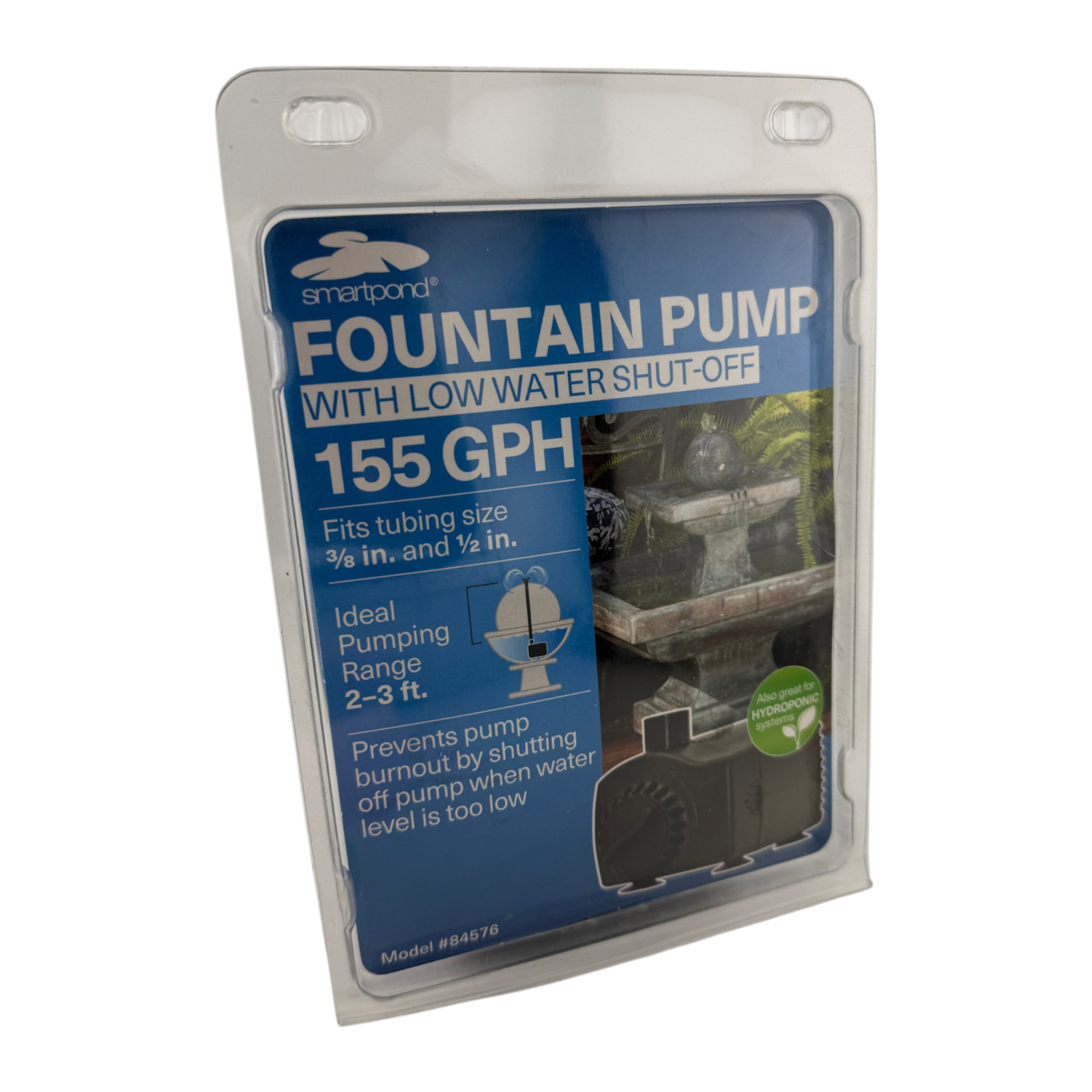 NEW Smartpond 155-GPH Submersible Fountain Pump with Low Water Shut Off Feature gallery