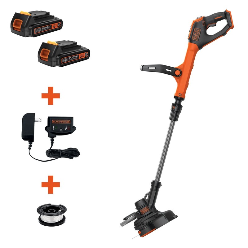 BLACK+DECKER 20V MAX* String Trimmer/Edger, 12-Inch - LSTE525 gallery
