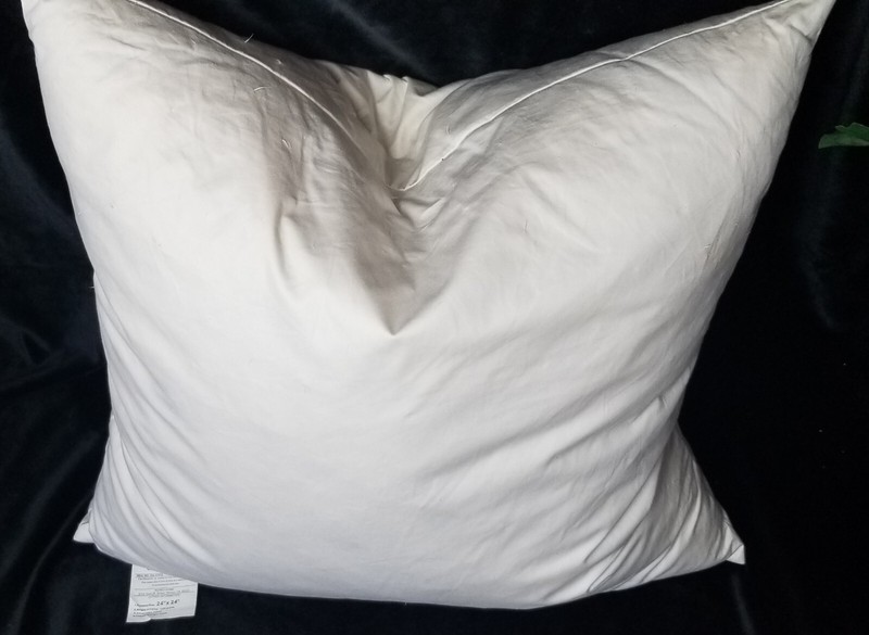 Duck Feather & Down Pillow Insert/ Form Throw Couch Decorative 24 x 24 gallery