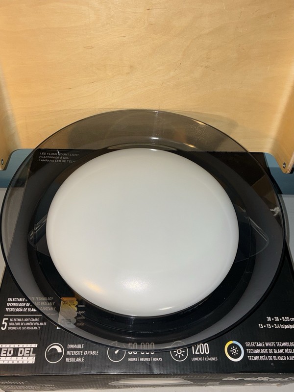 Artika 1-Light Integrated Selectable LED Flush Mount Ceiling 5CCT gallery