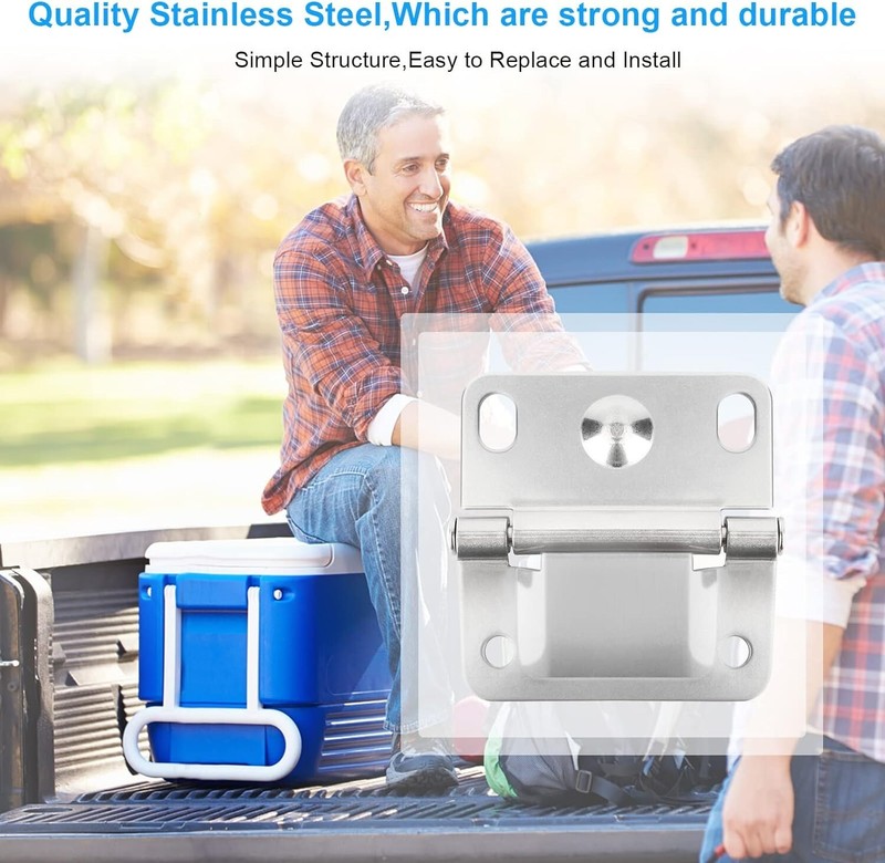 2PC/SET Replacement Coleman Cooler Hinges For Cooler Stainless Steel Hinge Parts gallery