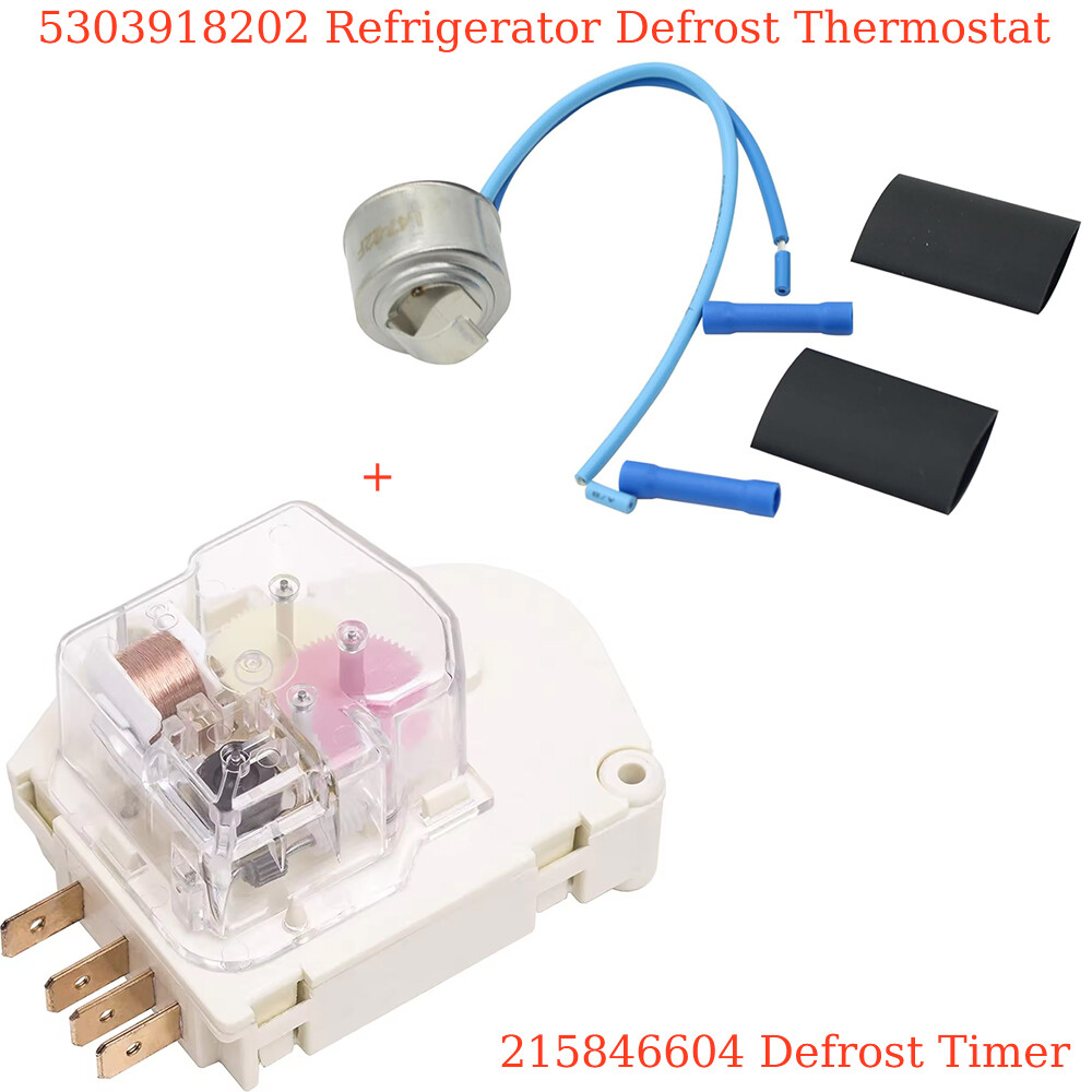215846604 Defrost Timer + 5303918202 Refrigerator Defrost Thermostat gallery