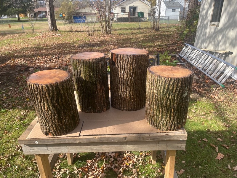 Tree Stump Stool, Natural Edge Side Table End Table gallery
