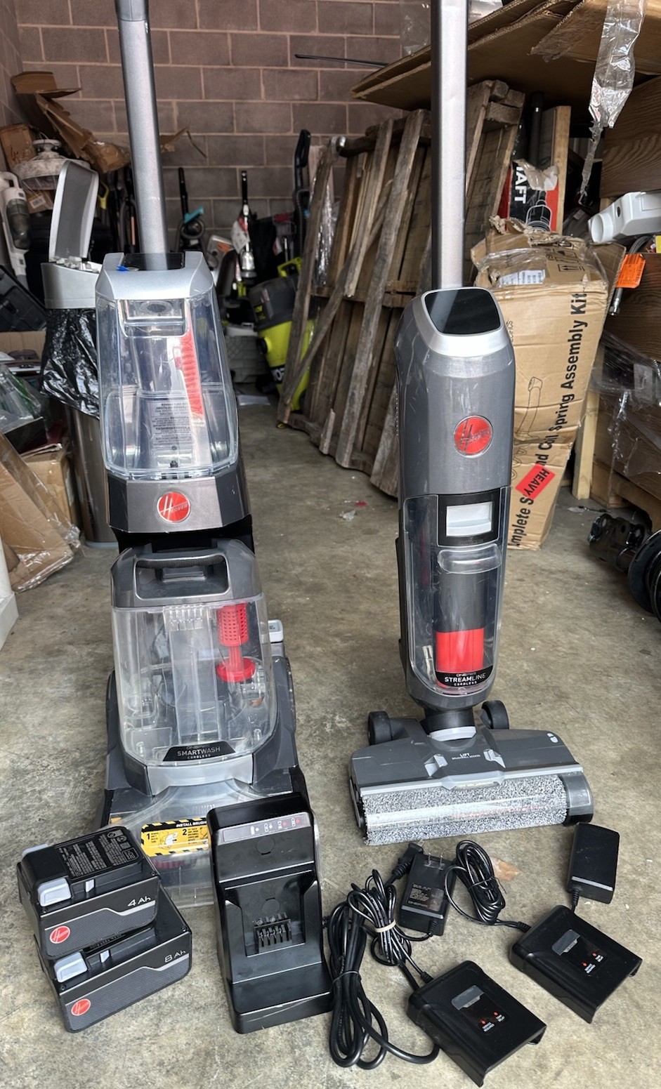 Hoover ONEPWR Cordless Carpet Cleaner/ Evolve Pet Cordless Vaccum/w accessories gallery