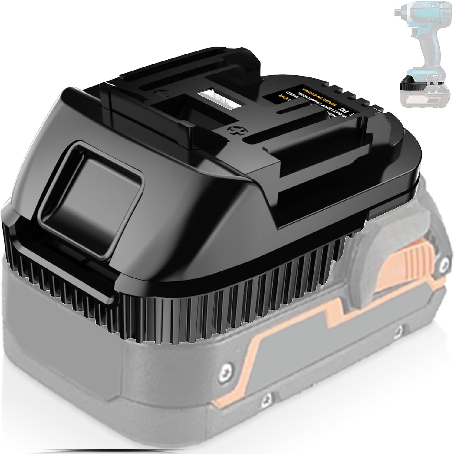 Battery Adapter for Ridgid for AEG 18V Converter to for Makita 18V Power Tool gallery