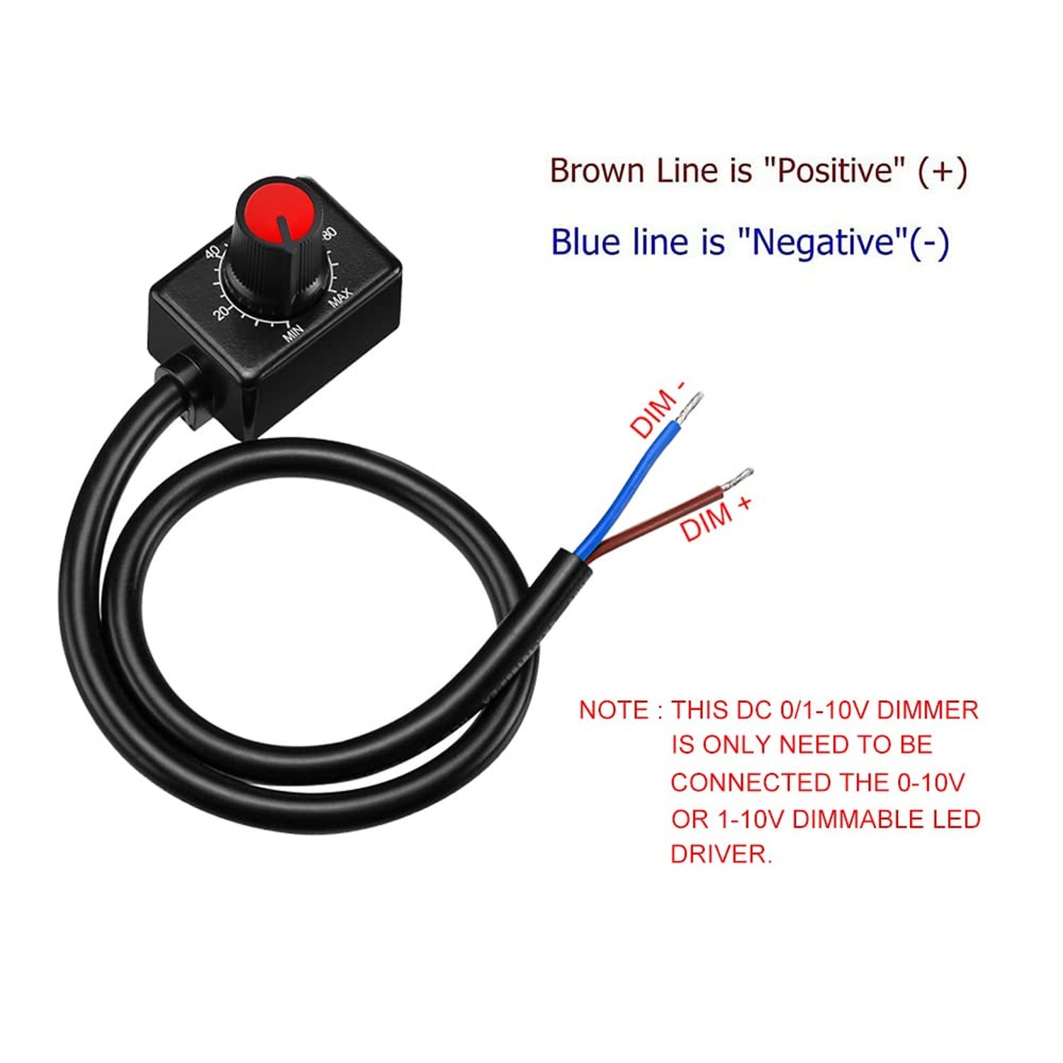 [2 Pack] KEYGMA DC 0/1-10V Knob LED Dimmer (No Flickering or Humming), Low Vo... gallery